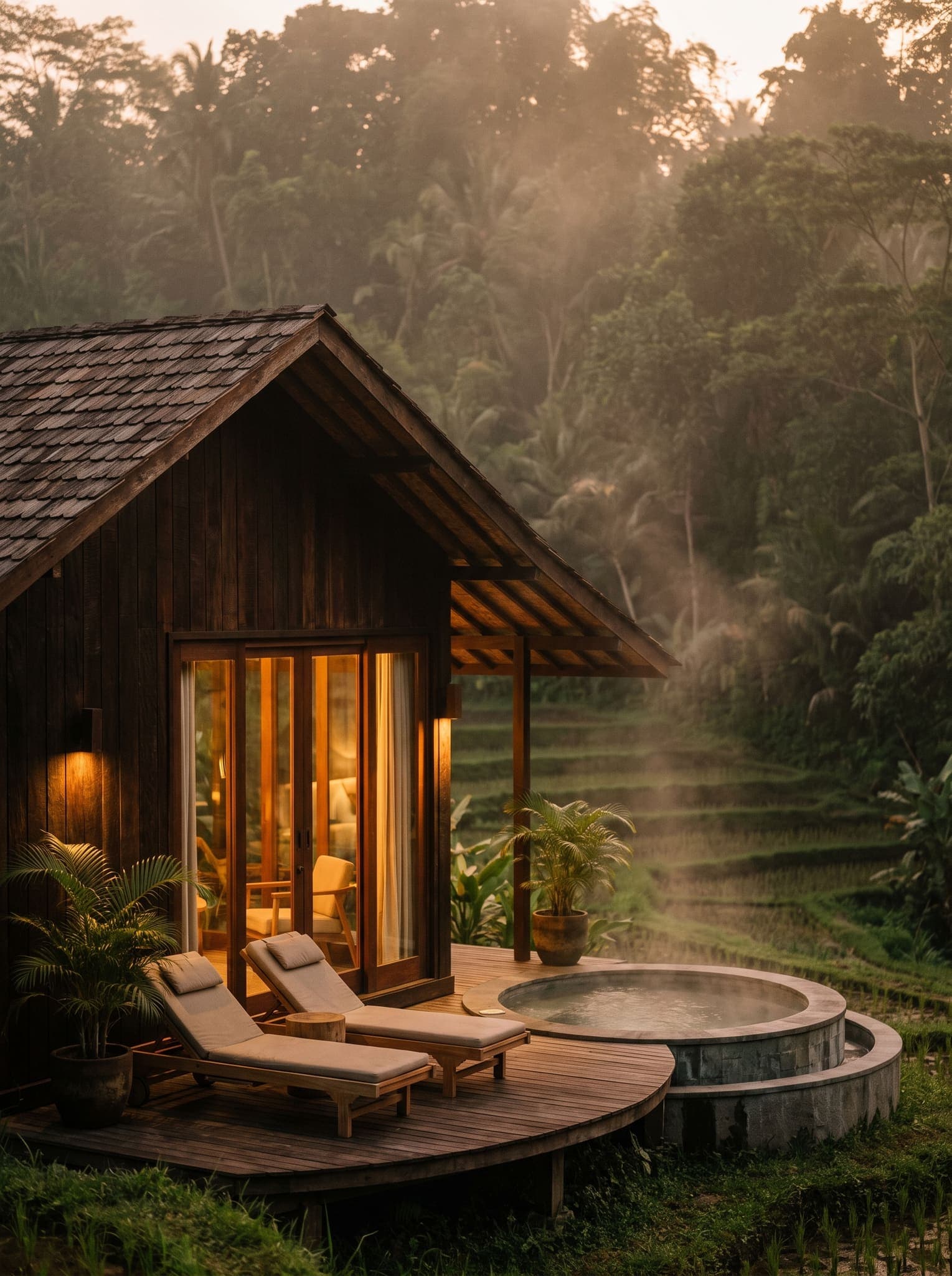ELVA house with a heated jacuzzi on the terrace